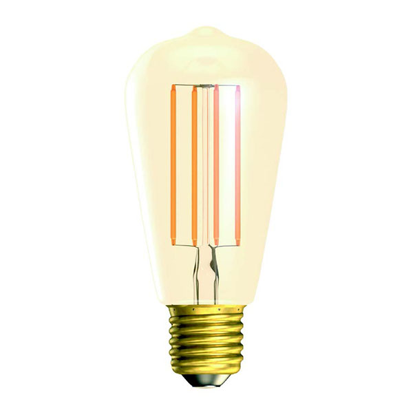 Aztex 6W LED CRI90 Dimmable Vintage Squirrel Cage - Amber - ES - 2200K